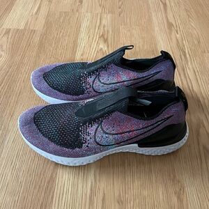 Nike Epic Phantom React Flyknit Slip-On Sneakers Size 8